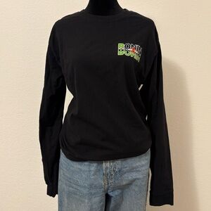 Black Long Sleeve Graphic Tee